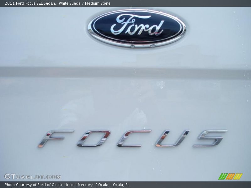 White Suede / Medium Stone 2011 Ford Focus SEL Sedan