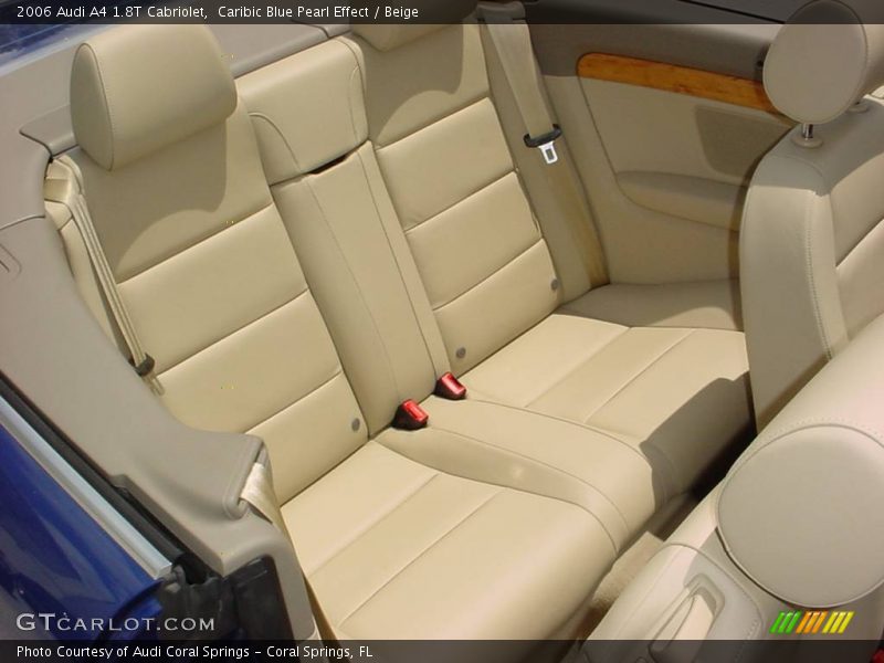 Caribic Blue Pearl Effect / Beige 2006 Audi A4 1.8T Cabriolet