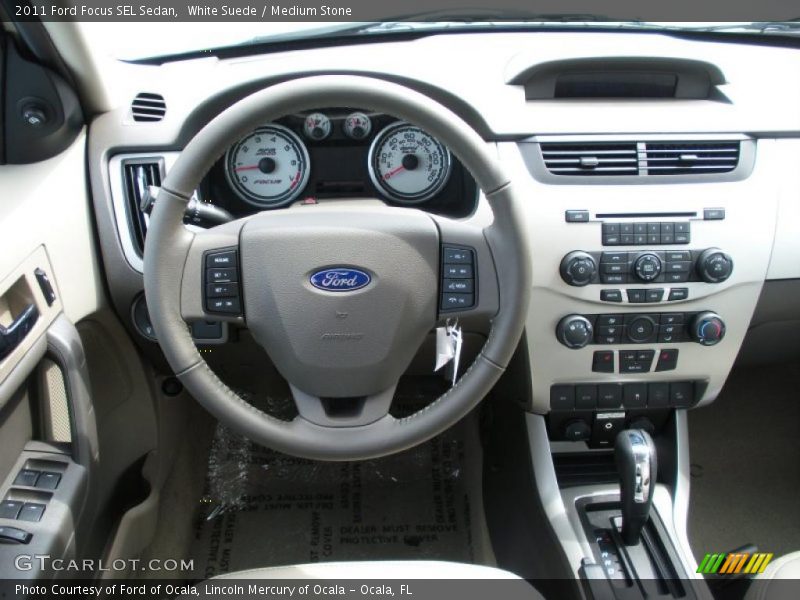  2011 Focus SEL Sedan Medium Stone Interior