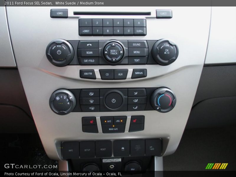 White Suede / Medium Stone 2011 Ford Focus SEL Sedan