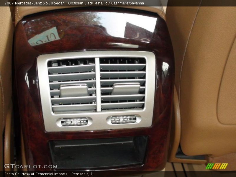 Obsidian Black Metallic / Cashmere/Savanna 2007 Mercedes-Benz S 550 Sedan