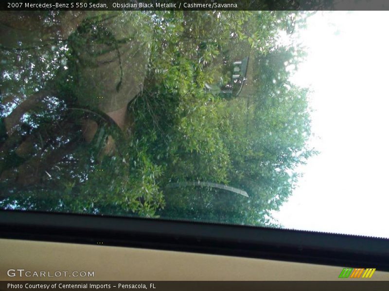 Obsidian Black Metallic / Cashmere/Savanna 2007 Mercedes-Benz S 550 Sedan
