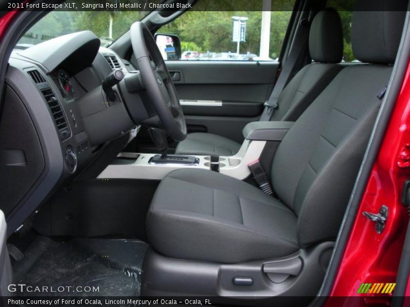 Sangria Red Metallic / Charcoal Black 2011 Ford Escape XLT
