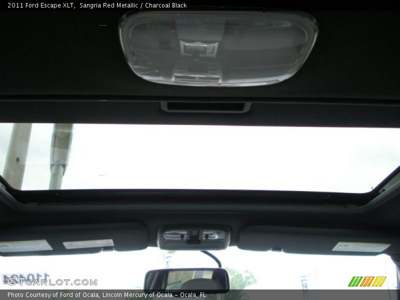 Sangria Red Metallic / Charcoal Black 2011 Ford Escape XLT