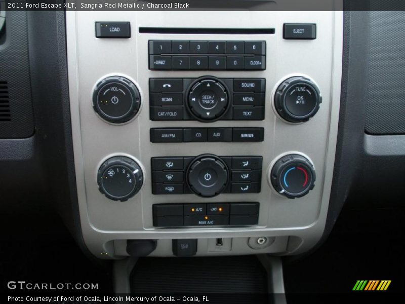 Sangria Red Metallic / Charcoal Black 2011 Ford Escape XLT