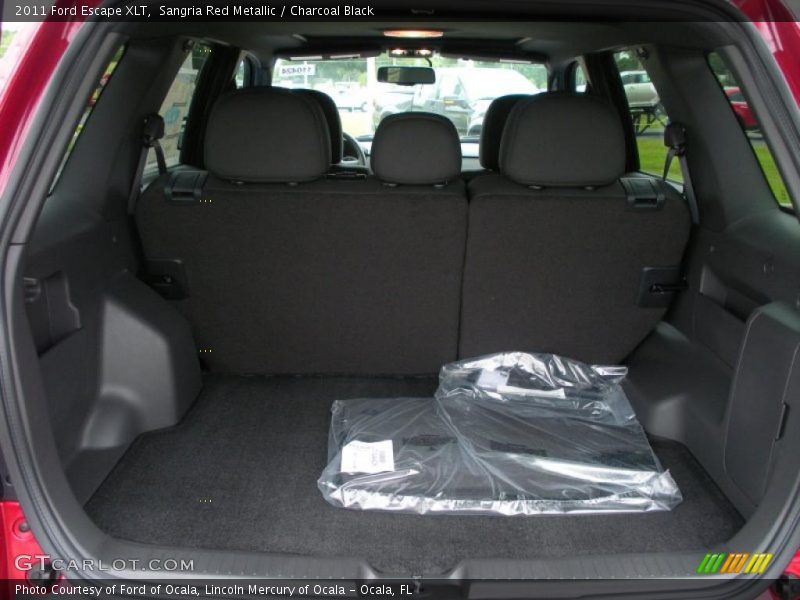 Sangria Red Metallic / Charcoal Black 2011 Ford Escape XLT