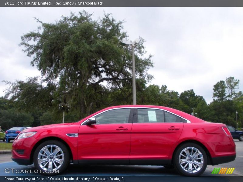 Red Candy / Charcoal Black 2011 Ford Taurus Limited
