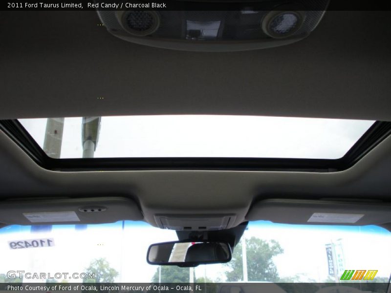 Red Candy / Charcoal Black 2011 Ford Taurus Limited