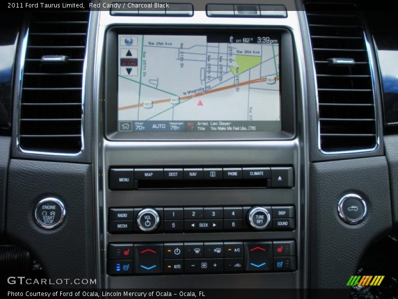 Red Candy / Charcoal Black 2011 Ford Taurus Limited