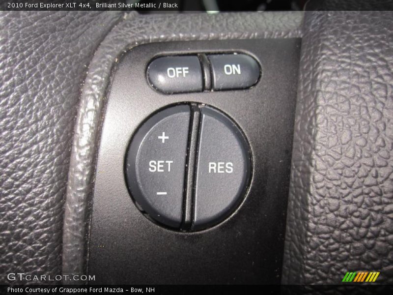 Brilliant Silver Metallic / Black 2010 Ford Explorer XLT 4x4