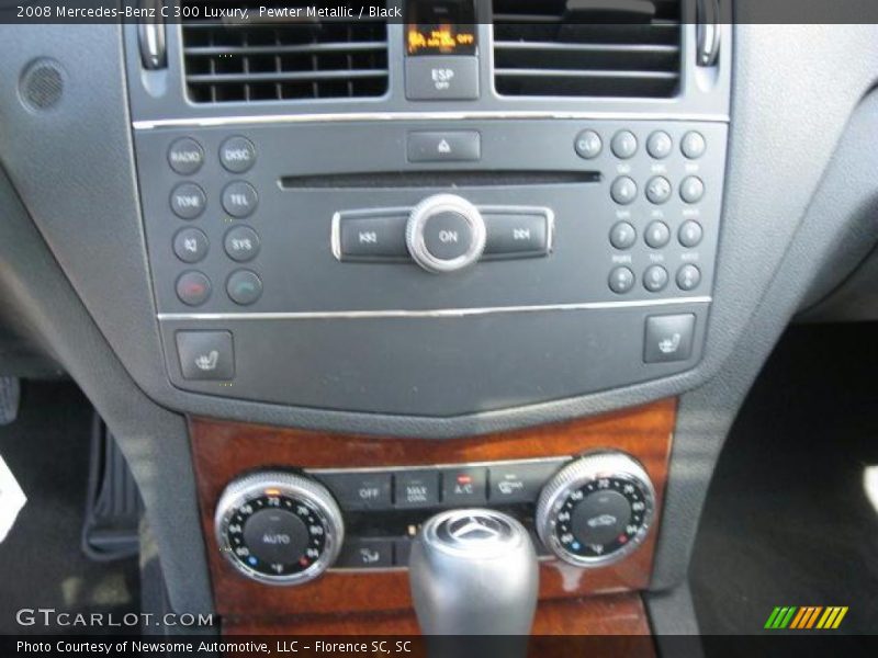 Pewter Metallic / Black 2008 Mercedes-Benz C 300 Luxury