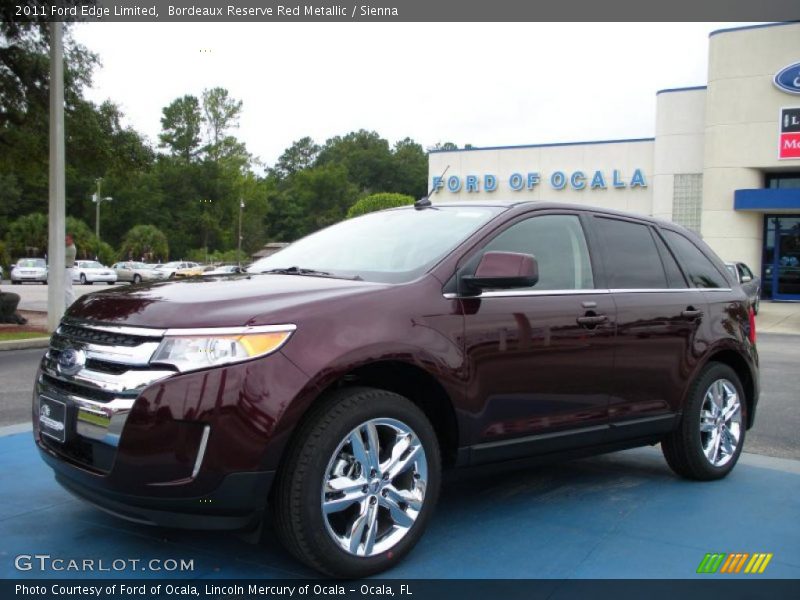Bordeaux Reserve Red Metallic / Sienna 2011 Ford Edge Limited