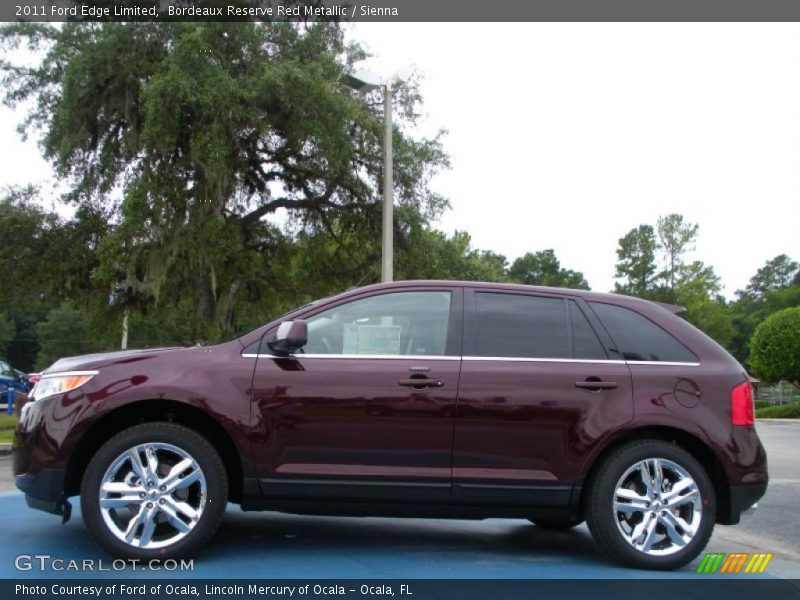 Bordeaux Reserve Red Metallic / Sienna 2011 Ford Edge Limited