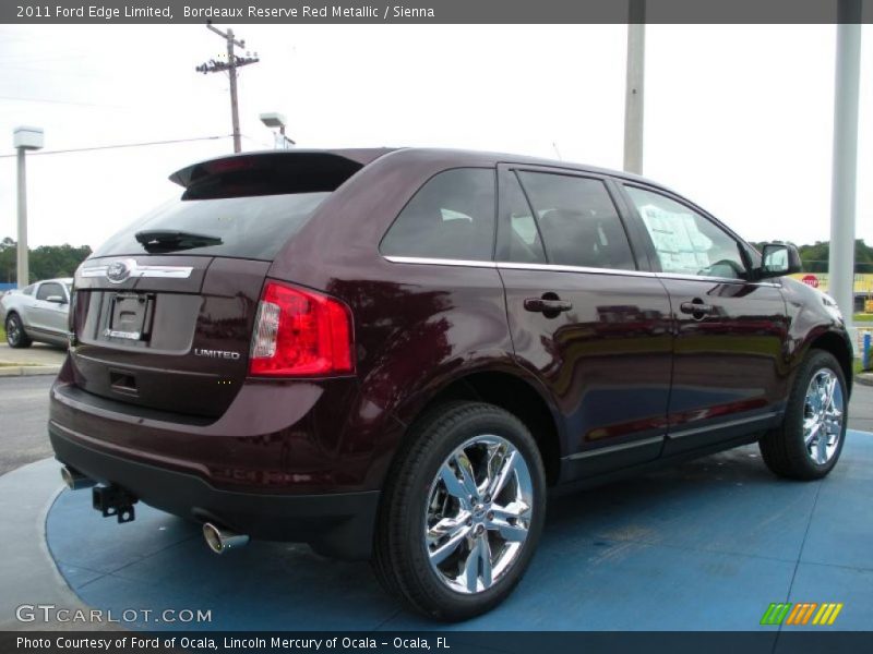 Bordeaux Reserve Red Metallic / Sienna 2011 Ford Edge Limited