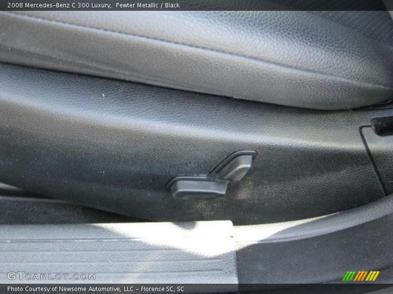 Pewter Metallic / Black 2008 Mercedes-Benz C 300 Luxury