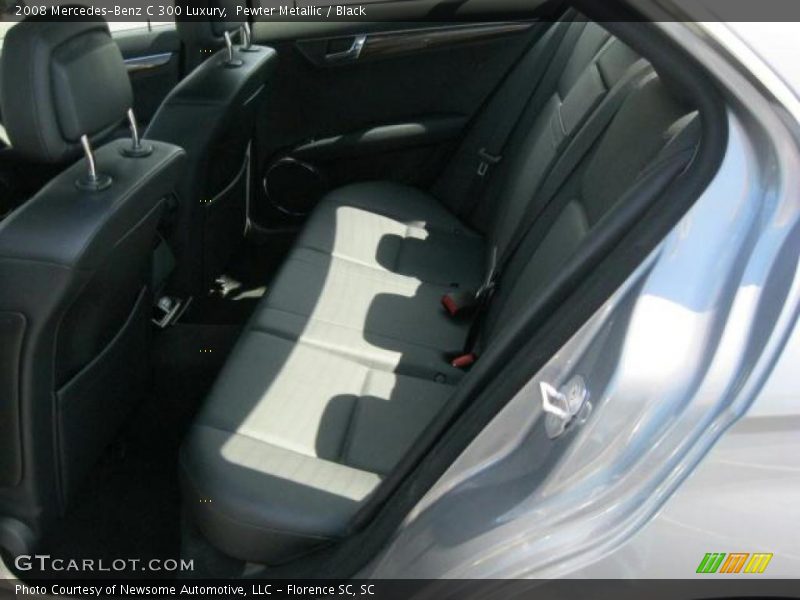 Pewter Metallic / Black 2008 Mercedes-Benz C 300 Luxury
