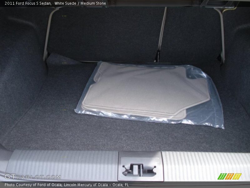 White Suede / Medium Stone 2011 Ford Focus S Sedan