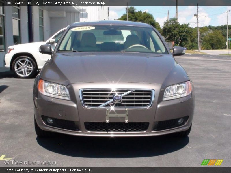 Oyster Gray Metallic / Sandstone Beige 2008 Volvo S80 3.2