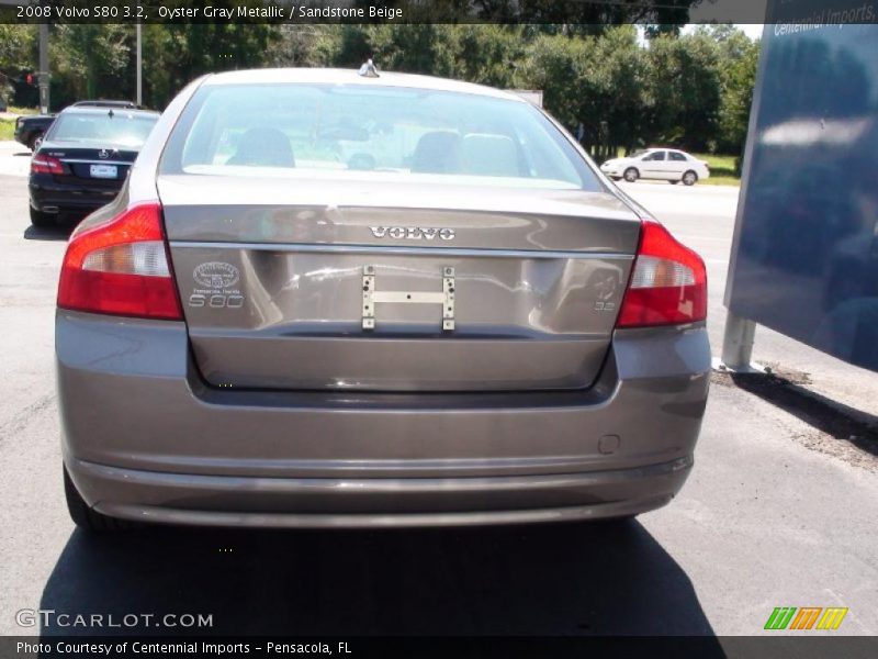 Oyster Gray Metallic / Sandstone Beige 2008 Volvo S80 3.2