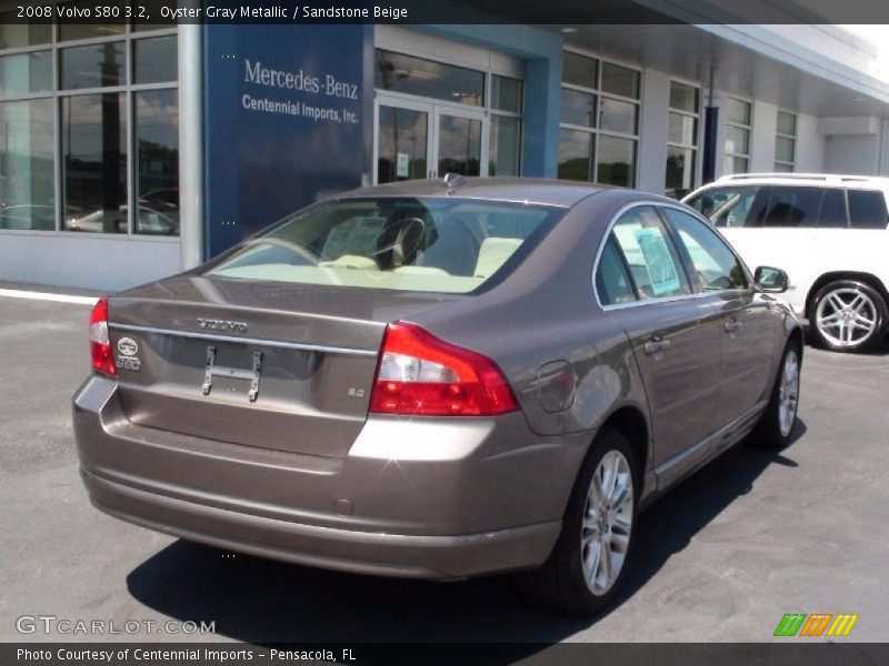 Oyster Gray Metallic / Sandstone Beige 2008 Volvo S80 3.2