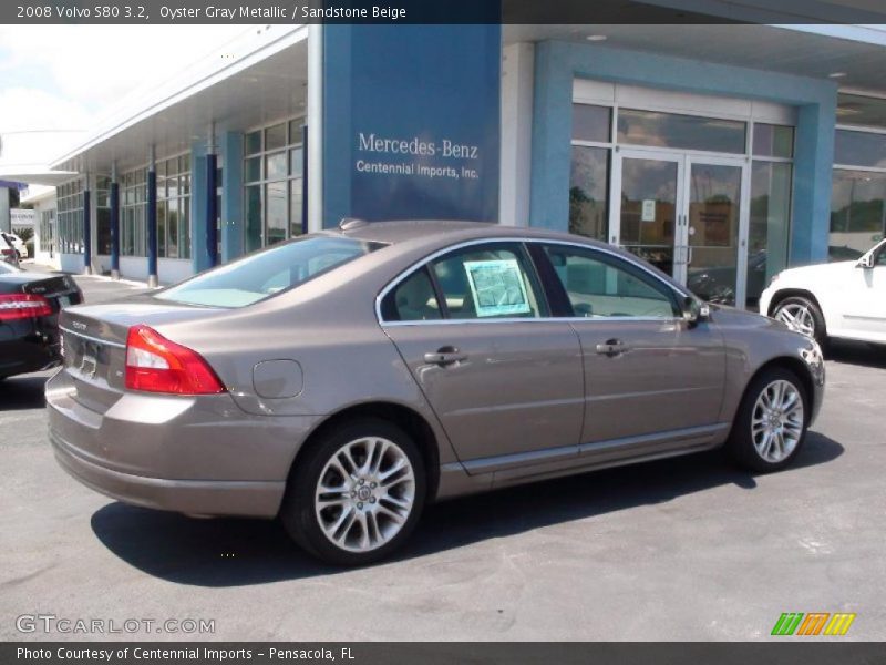 Oyster Gray Metallic / Sandstone Beige 2008 Volvo S80 3.2