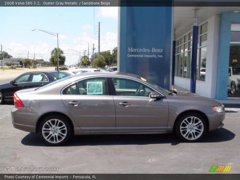 Oyster Gray Metallic / Sandstone Beige 2008 Volvo S80 3.2