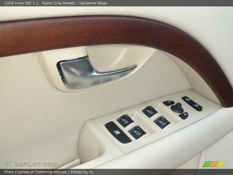Oyster Gray Metallic / Sandstone Beige 2008 Volvo S80 3.2