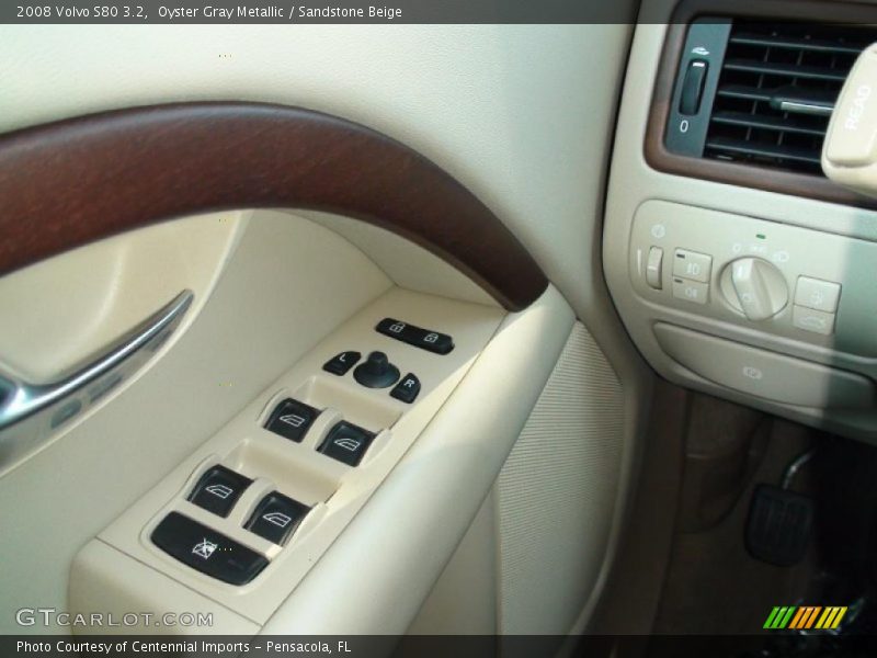 Oyster Gray Metallic / Sandstone Beige 2008 Volvo S80 3.2