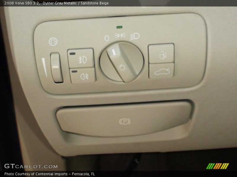 Oyster Gray Metallic / Sandstone Beige 2008 Volvo S80 3.2
