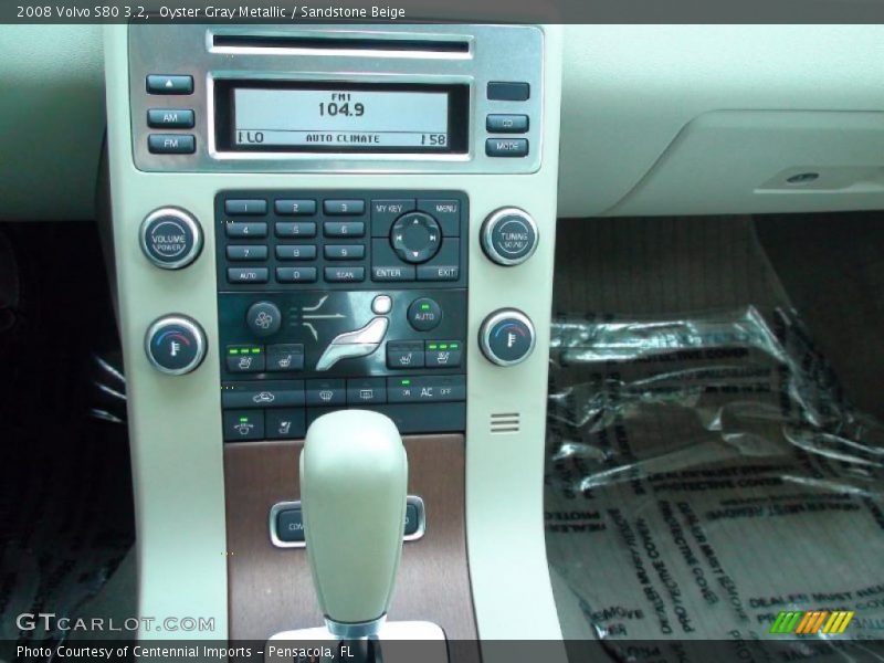 Oyster Gray Metallic / Sandstone Beige 2008 Volvo S80 3.2