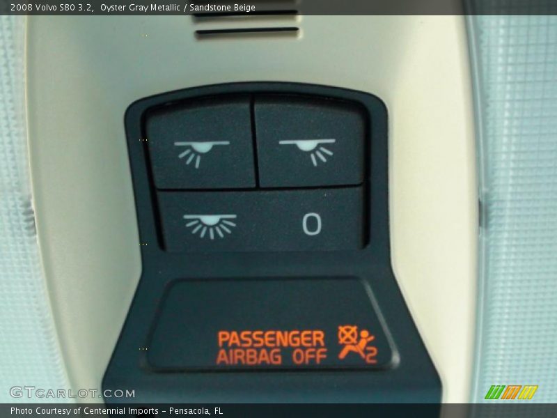 Oyster Gray Metallic / Sandstone Beige 2008 Volvo S80 3.2