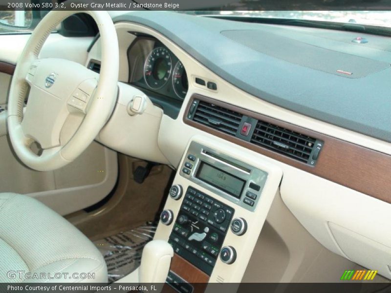 Oyster Gray Metallic / Sandstone Beige 2008 Volvo S80 3.2