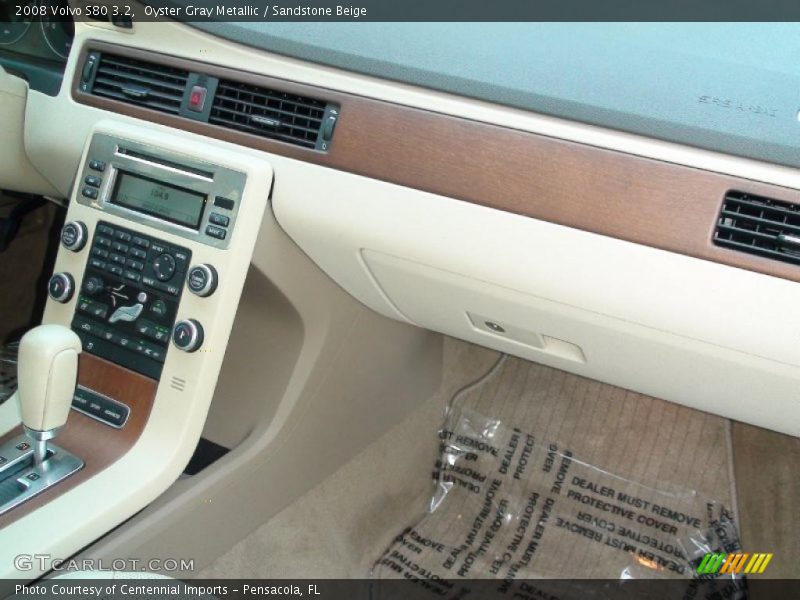 Oyster Gray Metallic / Sandstone Beige 2008 Volvo S80 3.2