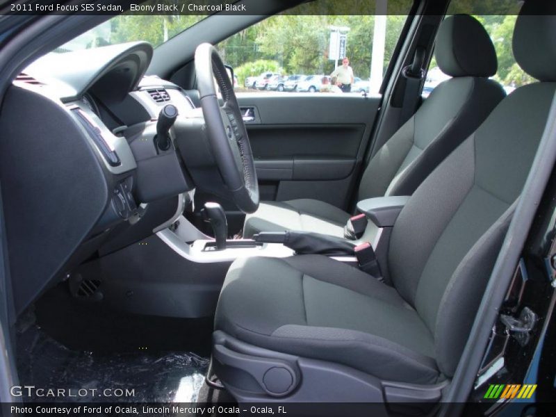 Ebony Black / Charcoal Black 2011 Ford Focus SES Sedan