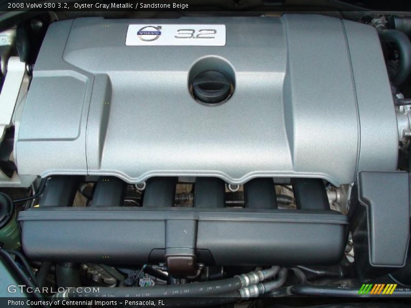 Oyster Gray Metallic / Sandstone Beige 2008 Volvo S80 3.2