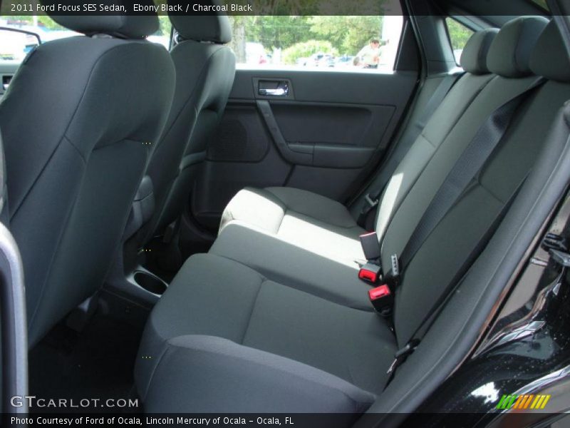 Ebony Black / Charcoal Black 2011 Ford Focus SES Sedan