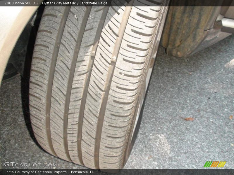 Oyster Gray Metallic / Sandstone Beige 2008 Volvo S80 3.2