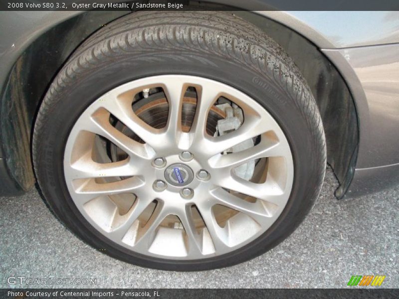 Oyster Gray Metallic / Sandstone Beige 2008 Volvo S80 3.2