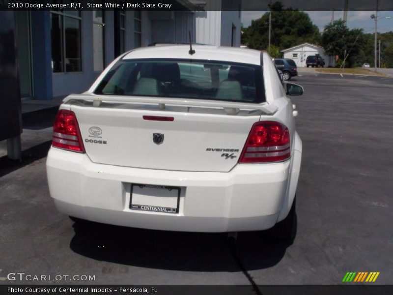 Stone White / Dark Slate Gray 2010 Dodge Avenger R/T