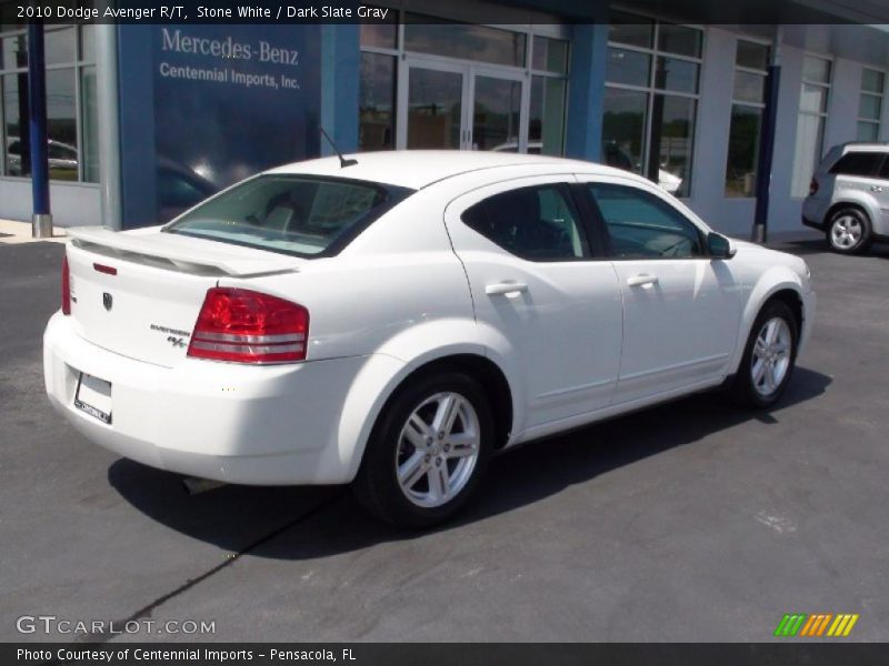 Stone White / Dark Slate Gray 2010 Dodge Avenger R/T