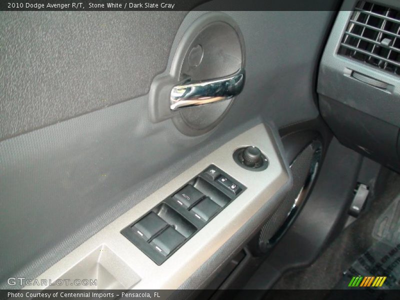 Stone White / Dark Slate Gray 2010 Dodge Avenger R/T