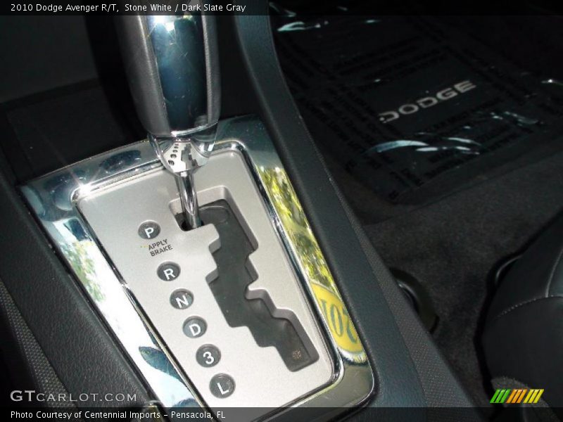 Stone White / Dark Slate Gray 2010 Dodge Avenger R/T
