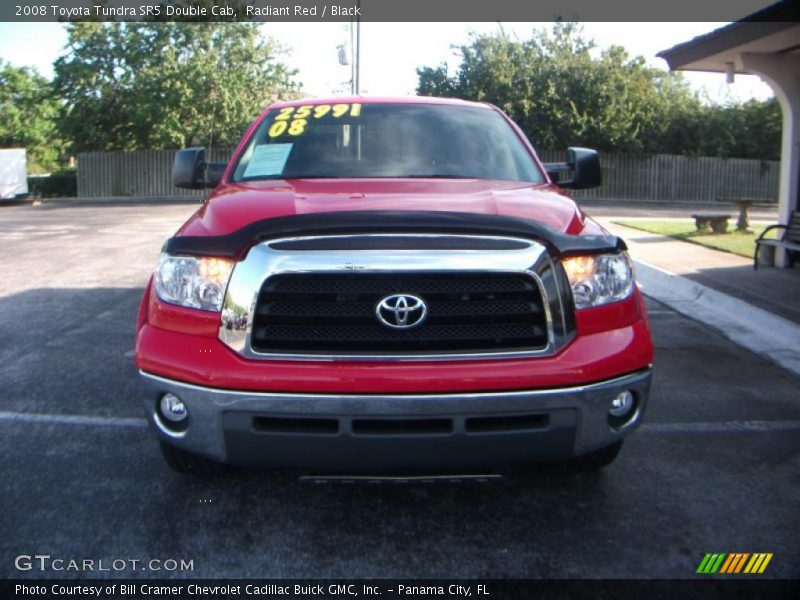 Radiant Red / Black 2008 Toyota Tundra SR5 Double Cab