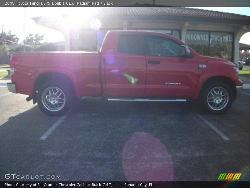 Radiant Red / Black 2008 Toyota Tundra SR5 Double Cab