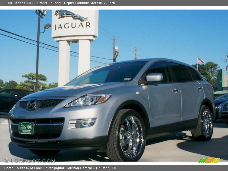 Liquid Platinum Metallic / Black 2008 Mazda CX-9 Grand Touring