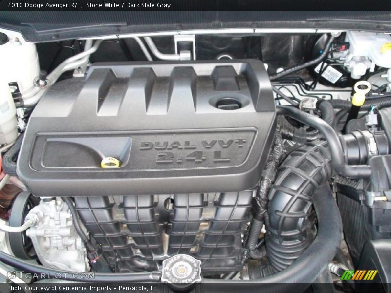Stone White / Dark Slate Gray 2010 Dodge Avenger R/T
