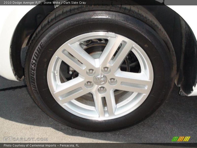 Stone White / Dark Slate Gray 2010 Dodge Avenger R/T