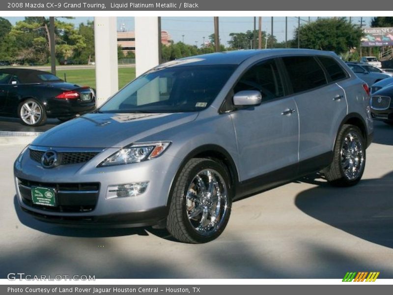Liquid Platinum Metallic / Black 2008 Mazda CX-9 Grand Touring