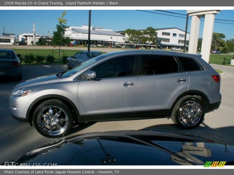 Liquid Platinum Metallic / Black 2008 Mazda CX-9 Grand Touring