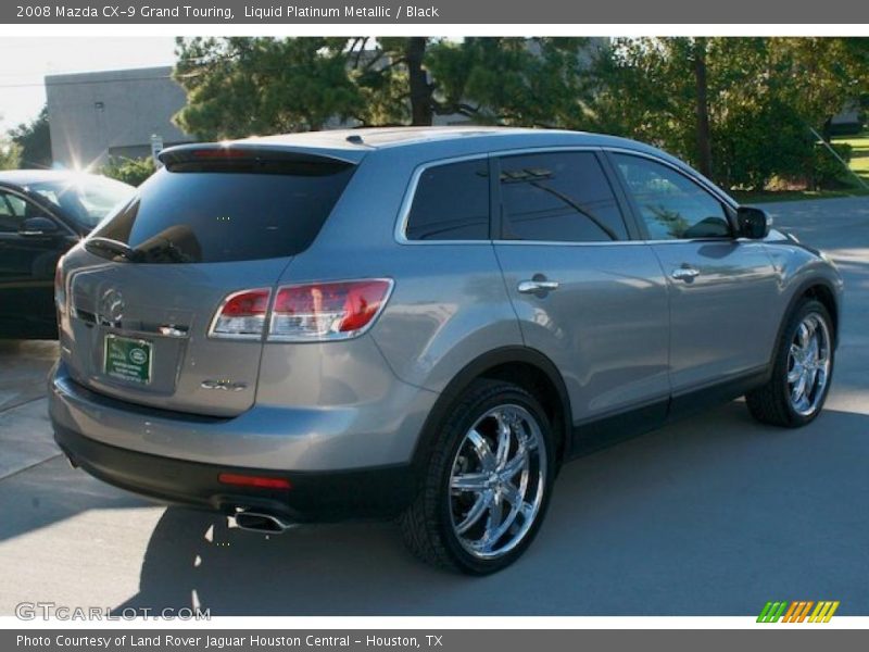Liquid Platinum Metallic / Black 2008 Mazda CX-9 Grand Touring